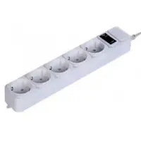 24.Se SPG3-B-6C PURE POWER - Protection contre les surtensions - CA 250 V - connecteurs de sortie : 5 - 1.8 m cordon - Allemagne