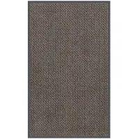 vidaXL Paillasson touffeté 90x150 cm Marron foncé