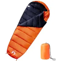 vidaXL Sac de couchage momie pour adultes camping 3 saisons