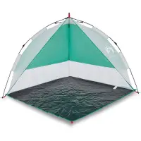 vidaXL Tente de plage vert lac Quick Release étanche à l'eau