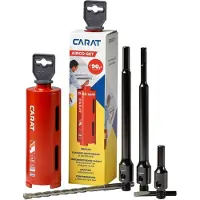 Carat HTE0620A23 Ensemble De Perçage À Sec Pour Climatisation - 62 X 150 X M16