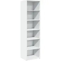 vidaXL Highboard blanc 50x41x185 cm Bois composite