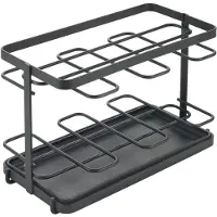 SmartaSaker 352904000 Rangement pour ustensiles de cuisine Tokyo LAVA, noir mat