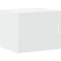 vidaXL Armoire murale blanc 50x42,5x40 cm Bois composite