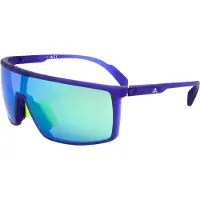 Adidas Sport SP0004 Matte blue 0/0/135 Lunettes de soleil unies
