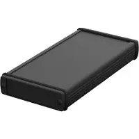 Bopla Profil Boîtier Alubos (Boîtier), Accessoires électroniques + boîtier, Noir