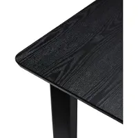 Hubsch Dapper Table De Salle À Manger Carrée Noir | 021618