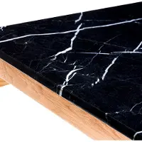 Hubsch Raw Table De Salon Noir/naturel | 201601
