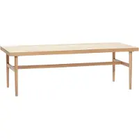 Hubsch Table Basse À Chevrons Naturel | 881307
