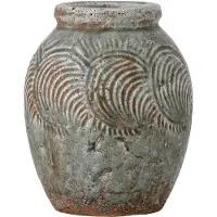 Bloomingville Damian Deco Vaas | Vert | Terracotta | 82057709