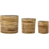 Bloomingville Lot de 3 pots de fleurs Linoa