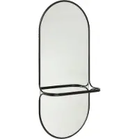 Hubsch Miroir Mural Carry Noir | 021101