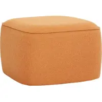 Hubsch Cube Poef Orange | 021323