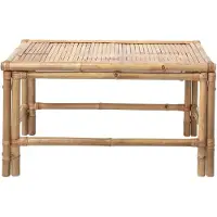 Bloomingville Table basse Sole en bambou naturel