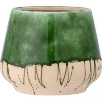 Bloomingville Moez Pot De Fleurs | Vert | Grès | 82057655