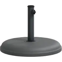 vidaXL Pied de parasol Ø32/35/38 mm Mât 15 kg Rond