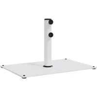 vidaXL Pied de parasol Ø32/38/48 mm Mât 15 kg Rectangulaire