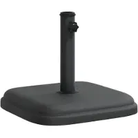 vidaXL Pied de parasol Ø32/35/38 mm Mât 11 kg Carré