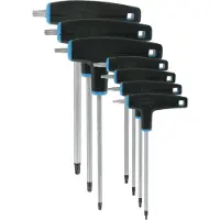 VAR Set Of 7 P Handled Torx Compatible Wrenches Tool Noir
