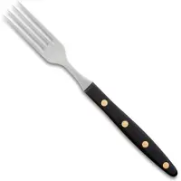 Robert Herder Fork Slim 2407000650500, 18/10 acier inoxydable, POM, fourchette de table