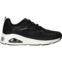 SKECHERS Baskets basses 'Tres-Air Uno' noir / blanc