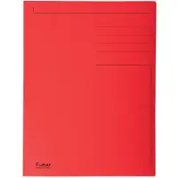 Exacompta 449003E Chemise rouge (A4, 50x)