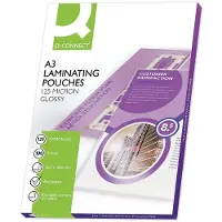 Q-CONNECT 303x426 125mc Laminating Bag Clair