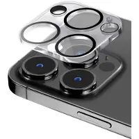 Jaym Protection arrière de la caméra pour iPhone 13 / 13 Mini en verre trempé 9H (1 pcs, Apple iPhone 13), Téléphone portable : film de protection, Transparent
