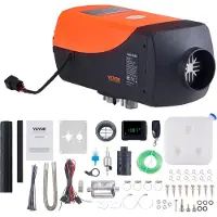 Vevor Chauffage Diesel - - 12v 8kw 0,16-0,62l-H Lcd Réchauffeur D'air Télécommande Auto Rv Intérieur