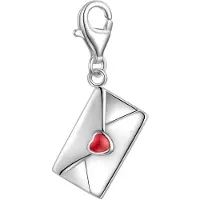 Rafaela Donata Pendentif rouge foncé / argent