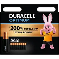 Duracell Piles Alcalines AA Optimum 8 Pièces