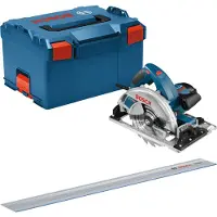 Bosch Scie plongeante GKS 65 GCE - - avec rail 1400mm - L-BOX - 0615990M93
