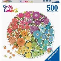 Ravensburger Puzzle rond 500 pièces Fleurs Circle of Colors