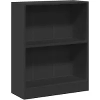 vidaXL Bibliothèque Noir 60x24x76 cm Bois d'ingénierie