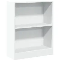 vidaXL Bibliothèque Blanc 60x24x76 cm Bois d'ingénierie