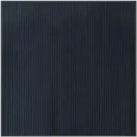 vidaXL Tapis carré gris 100x100 cm bambou