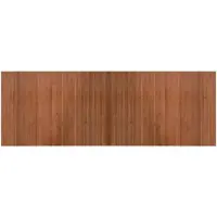 vidaXL Tapis rectangulaire marron 70x200 cm bambou