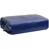 vidaXL Bâche de protection bleue 1,5x10 m 650 g/m