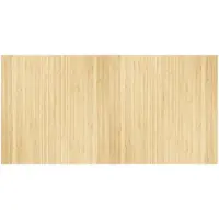 vidaXL Tapis rectangulaire naturel clair 100x200 cm bambou