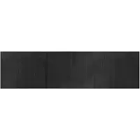 vidaXL Tapis rectangulaire gris 80x300 cm bambou