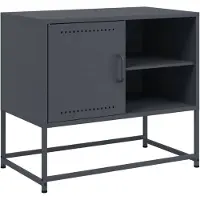vidaXL Armoire TV rose 100,5x39x60,5 cm Acier