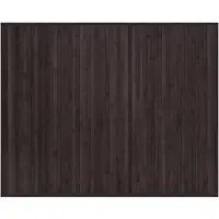 vidaXL Tapis rectangulaire marron foncé 80x100 cm bambou