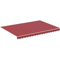 vidaXL Ersatztuch für awning 3.5x2,5 M Bordeaux rot