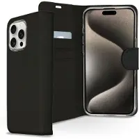 Accezz Étui de télephone Wallet Apple iPhone 16 Pro - Noir