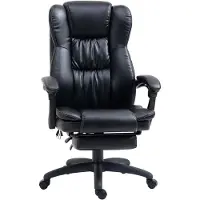 Vinsetto Fauteuil pivotant avec fonction massage et inclinaison 921-539V90
