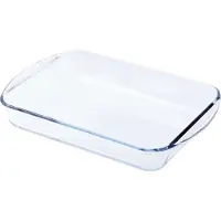 Pyrex Ensemble De 2 Rôtissoirs 2 + 2.6 L 30x21x6 Cm 35x23x5 Cm