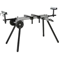 OEM DURHAND Châssis pour scies à tronçonner Scie à tronçonner en acier 123,5-245 cm Noir+Argent