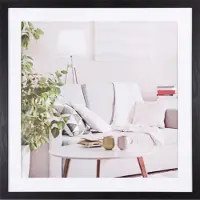 Henzo Cadre photo Moderne - 70x70cm - Noir