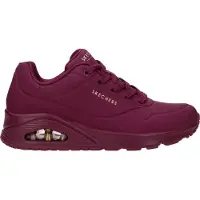 SKECHERS Baskets basses 'Uno Stand On Air' baie / argent