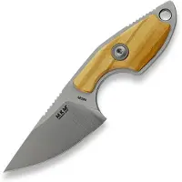 MKM Knives MKM Mikro 1 MK-MR01-O Olive Wood couteau de cou, Jesper Voxnaes design